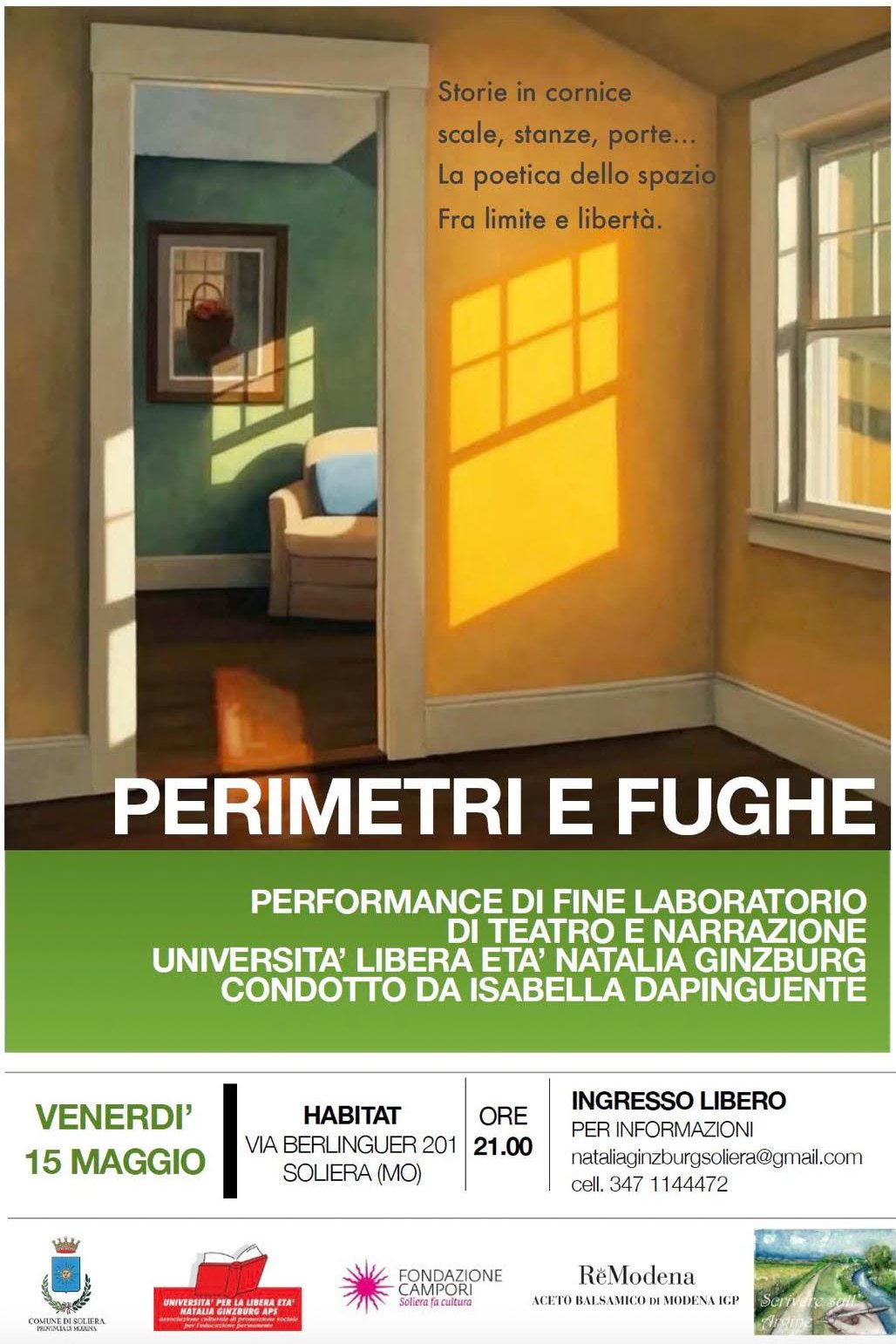 Ecco IL TRADIZIONALE SPETTACOLO DI META' MAGGIO che chiude il nostro anno accademico. Aspettiamo tutti i nostri amici e simpatizzanti, numerosi come gli altri anni, per un caloroso saluto.
